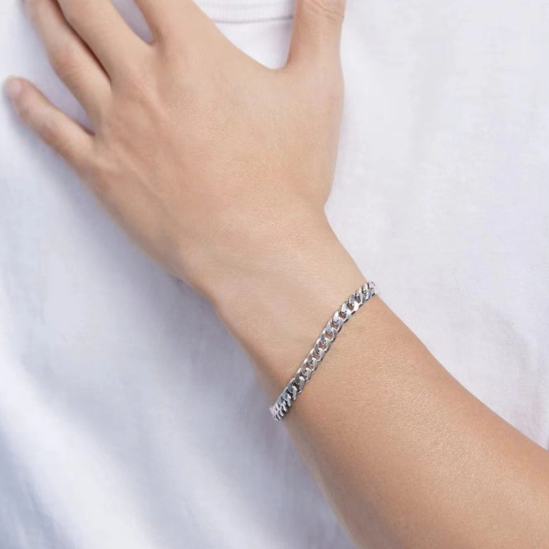 Cuban Link Chain Bracelet 4mm