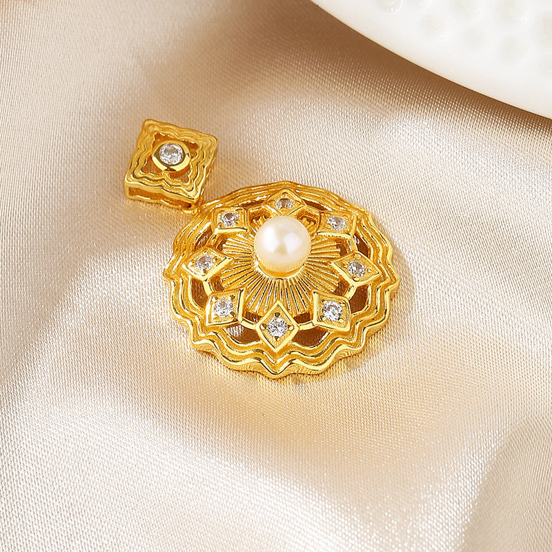 Freshwater Pearl Clover Pendant Only PN1001