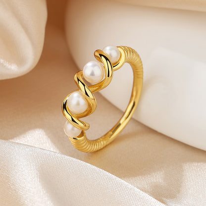 Freshwater Pearl Wire Ring RN1001