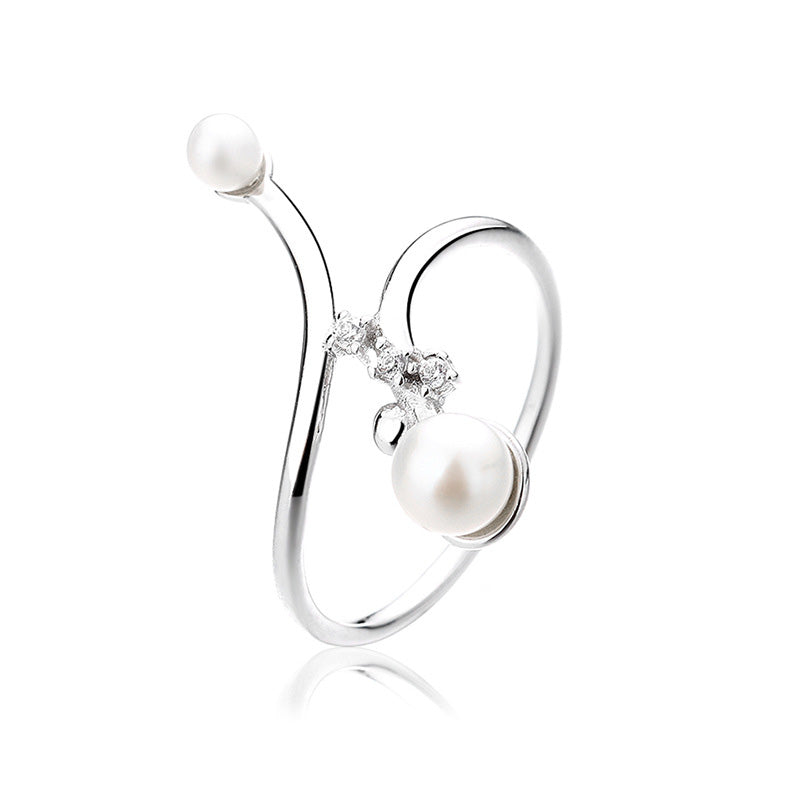Freshwater Pearl Floral Ring RN1022