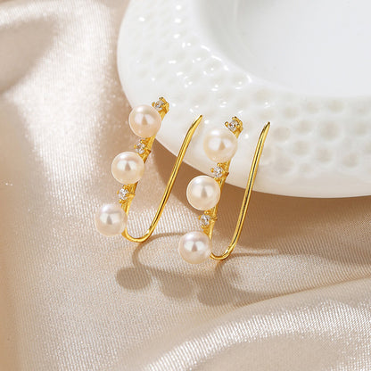 Freshwater Pearl Floral Earrings PE1017