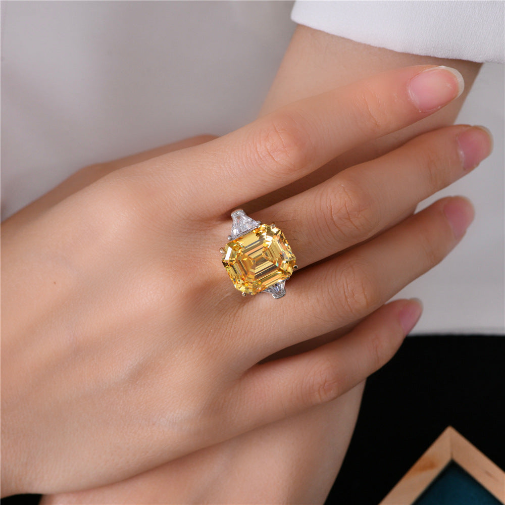 Fluorite Morganite Wedding Ring R0311