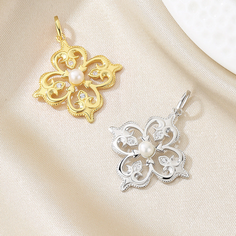 Freshwater Pearl Clover Pendant Only PN1020