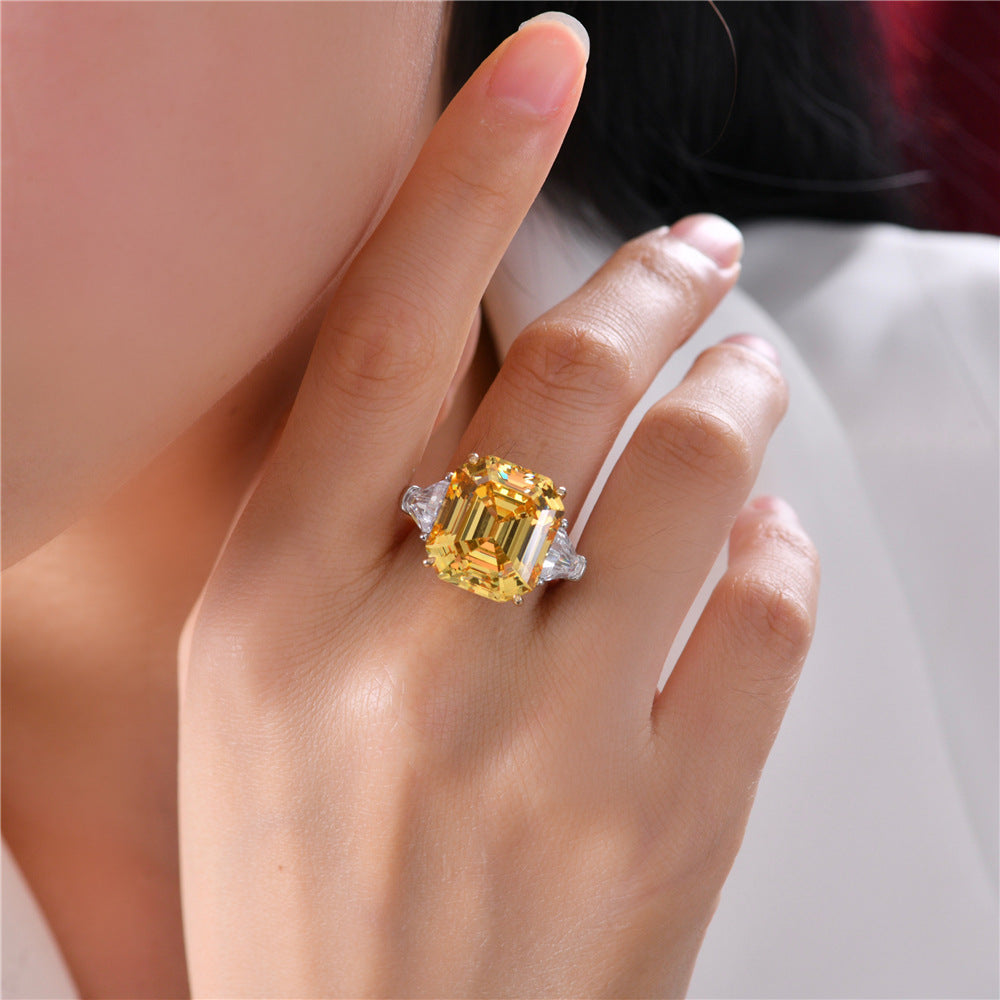 Fluorite Morganite Wedding Ring R0311