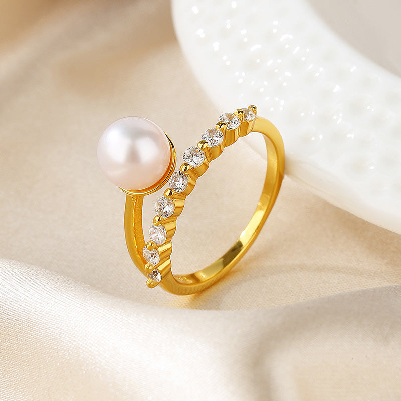 Solitaire Freshwater Pearl Ring RN1023
