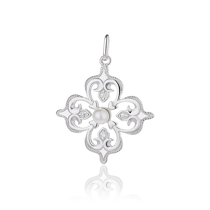 Freshwater Pearl Clover Pendant Only PN1020