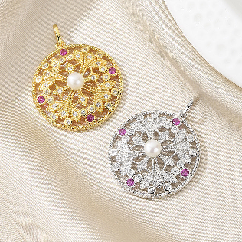 Freshwater Pearl Clover Pendant Only PN1019