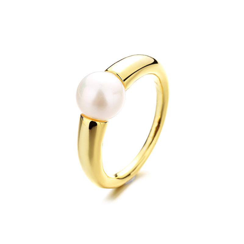 Freshwater Pearl Solitaire Ring RN1004