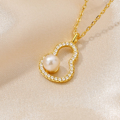 Freshwater Pearl Gourd Necklace PN1022