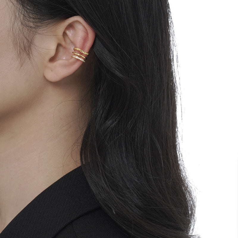 Patterned Wire Multi Strand Earrings E1089 1 Piece