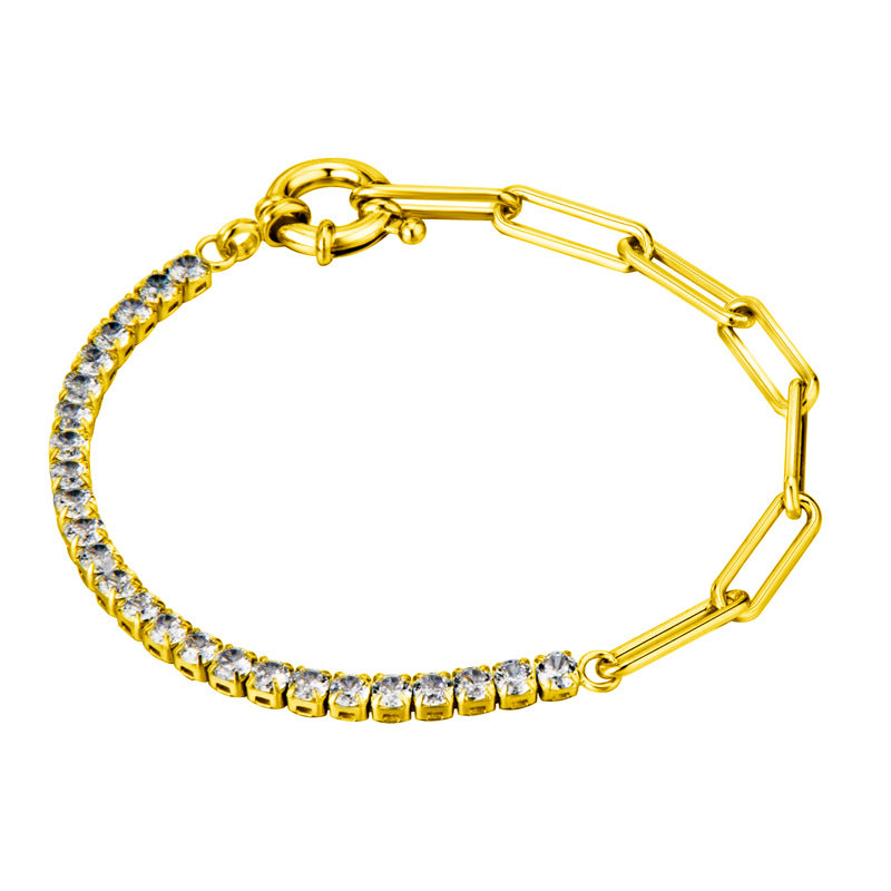 Bling Chain Statement Bracelet B1012