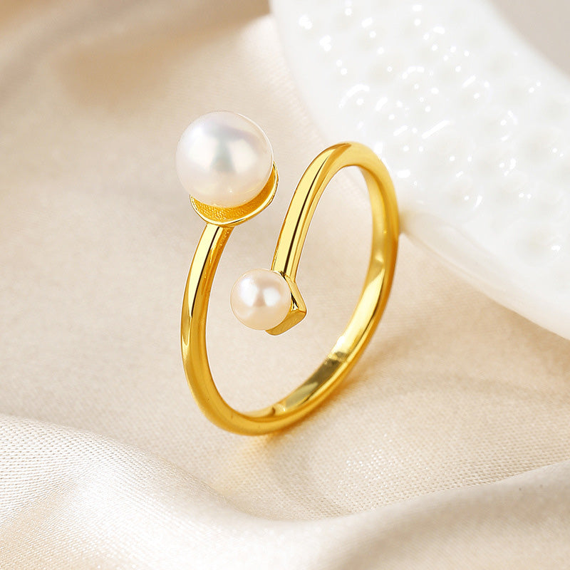 Freshwater Pearl Twig Ring RN1002