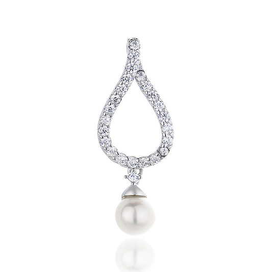 Freshwater Pearl Twist Pendant Only PN1018