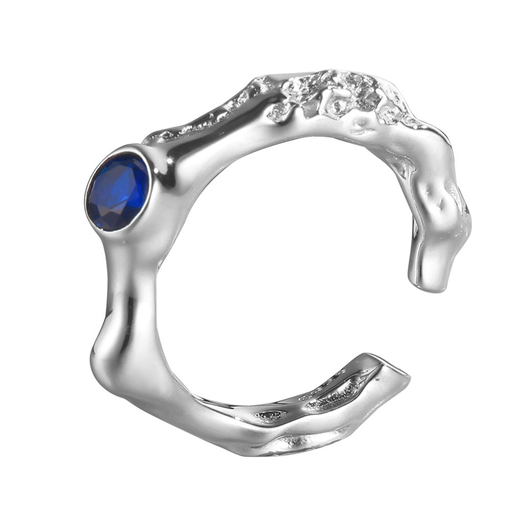 Alien Texture CZ Ring R1252