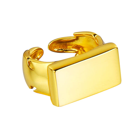 Heavy Thick Signet Ring R1092