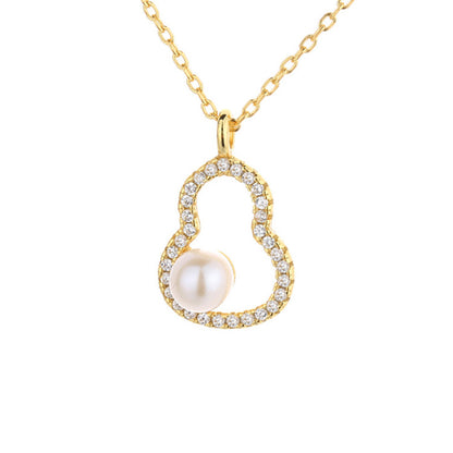 Freshwater Pearl Gourd Necklace PN1022