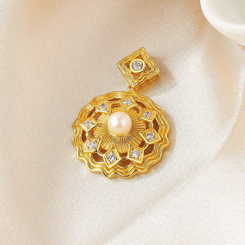 Freshwater Pearl Clover Pendant Only PN1001