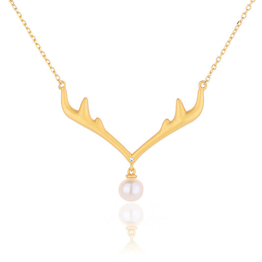 Freshwater Pearl Antlers Necklace PN1027