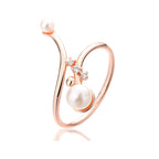 Freshwater Pearl Floral Ring RN1022