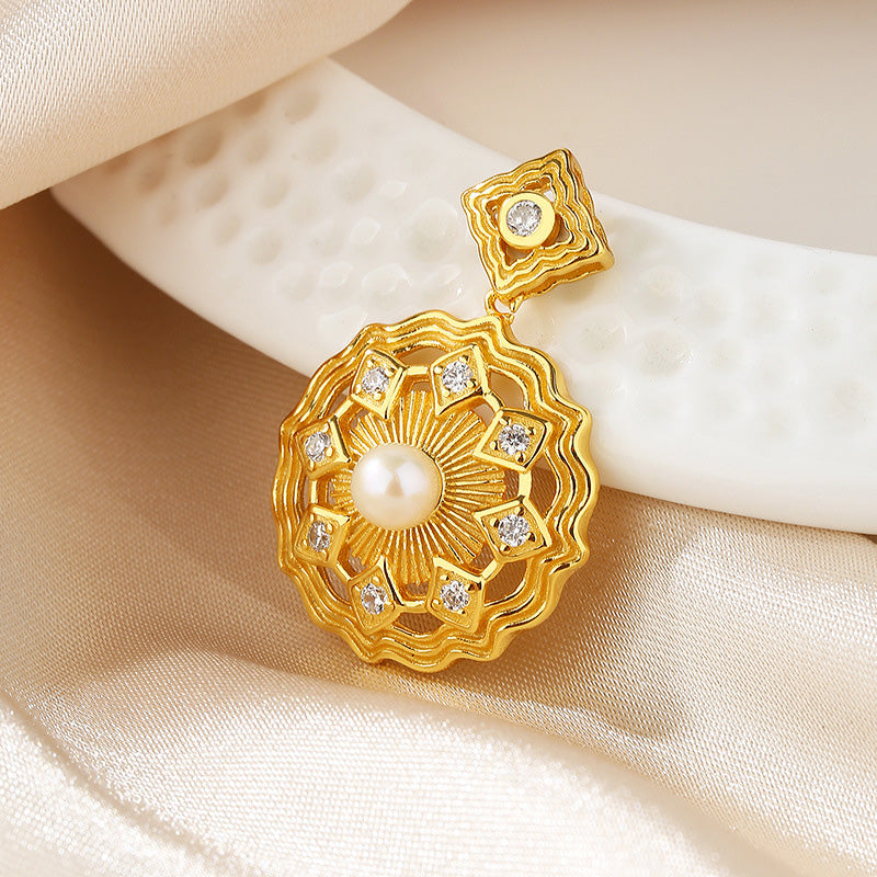 Freshwater Pearl Clover Pendant Only PN1001