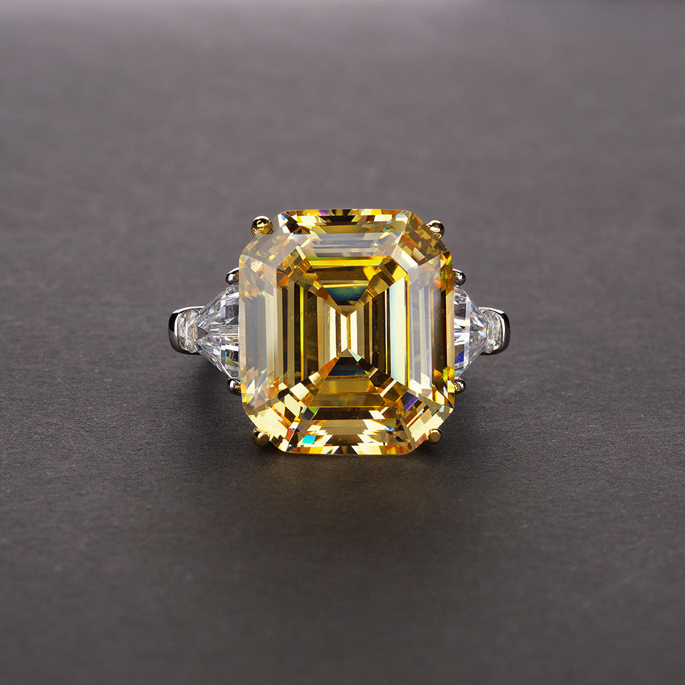 Fluorite Morganite Wedding Ring R0311