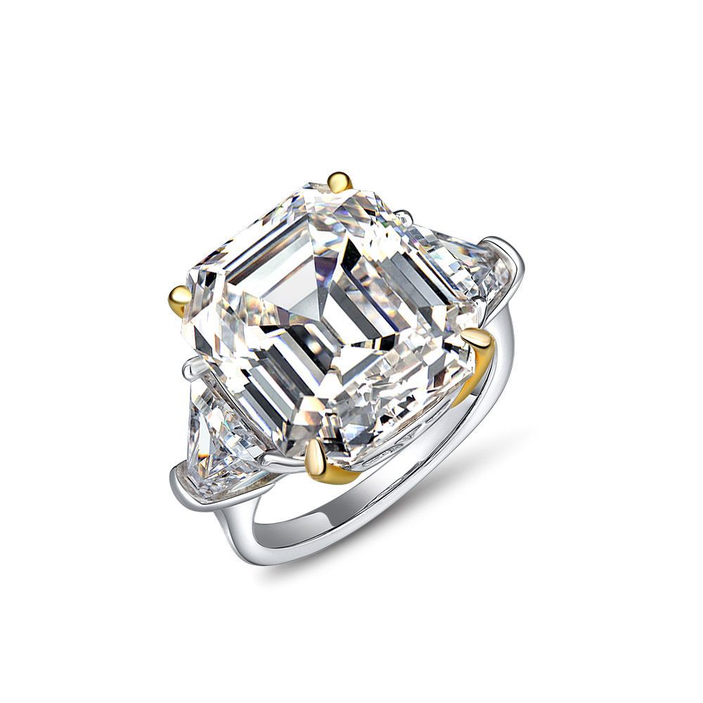 Fluorite Morganite Wedding Ring R0311