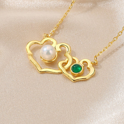 Freshwater Pearl Lock Necklace PN1013