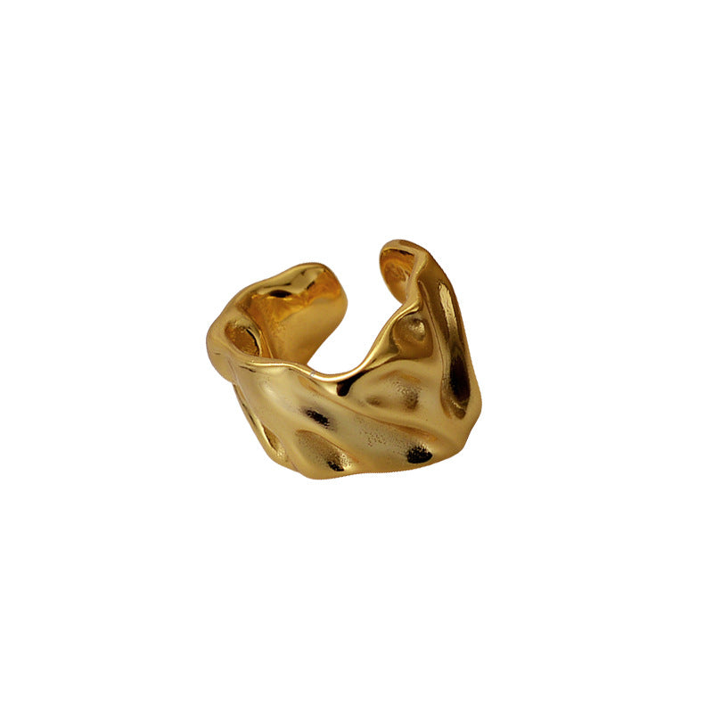 Wide Liquid Ear Cuff E1058 1 Piece