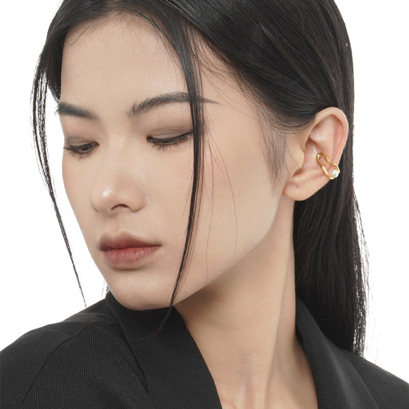 Shell Pearl Filigree Earrings E1074 1 Piece