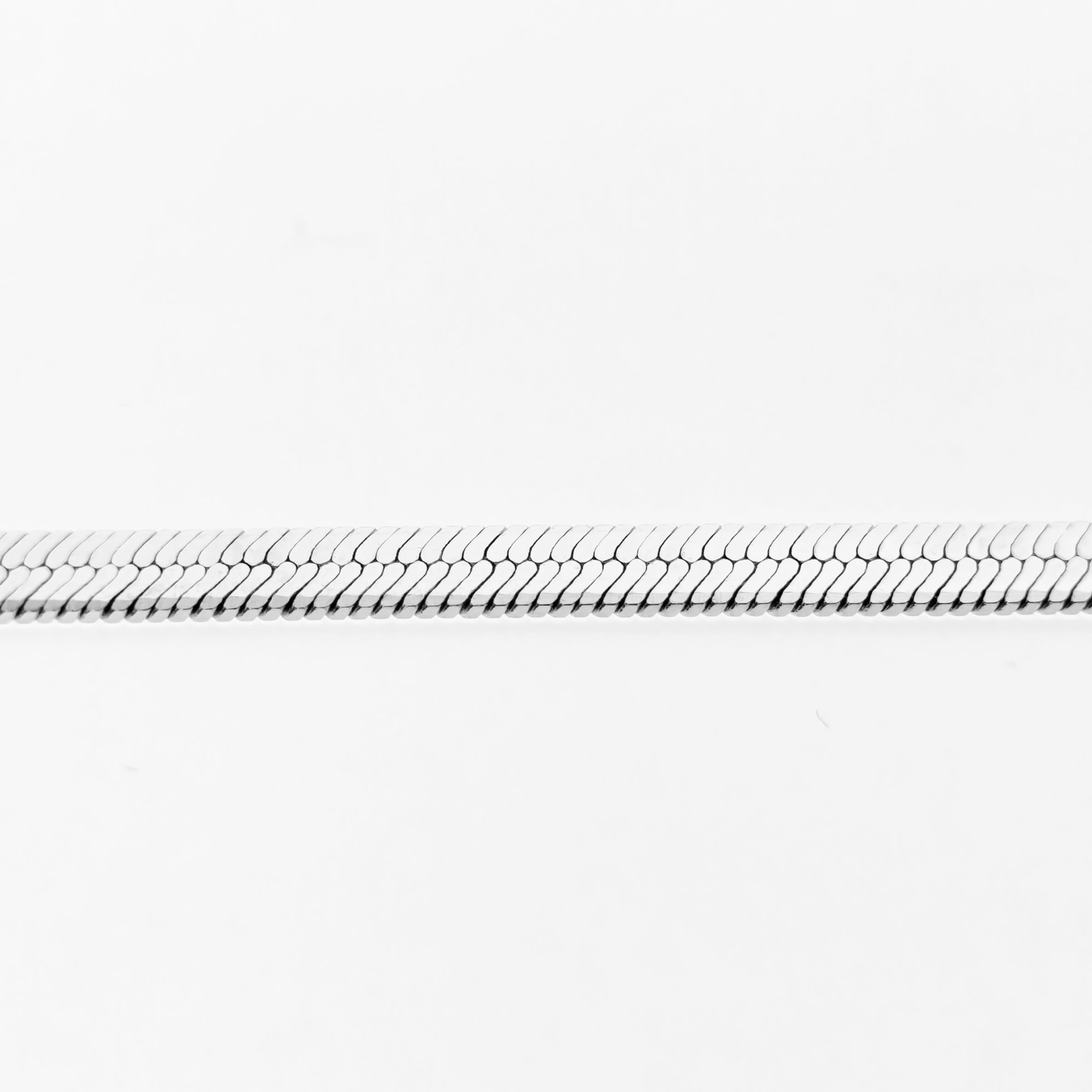 Flat Snake Chain Bracelet 4mm