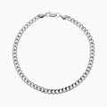 Diamond Cut Chain Bracelet 4mm