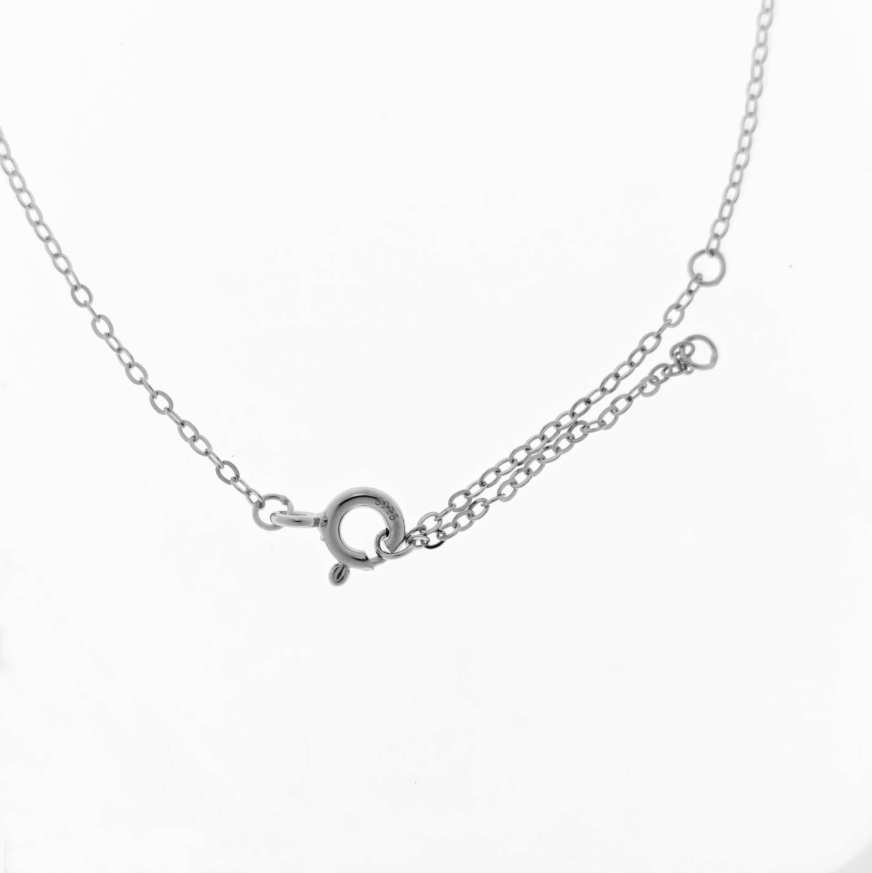 Crown Initials Pendant