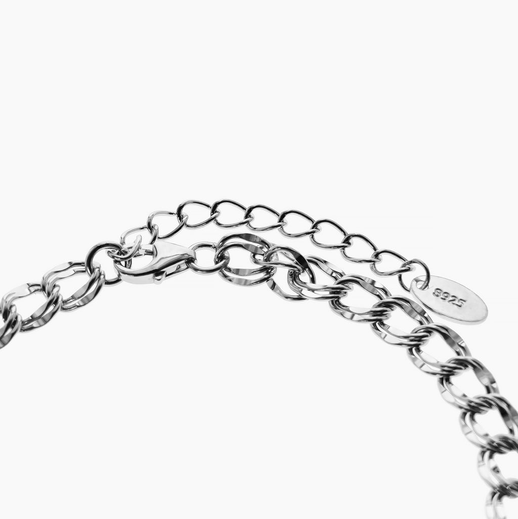 Double Layered Chain Bracelet 4.8mm