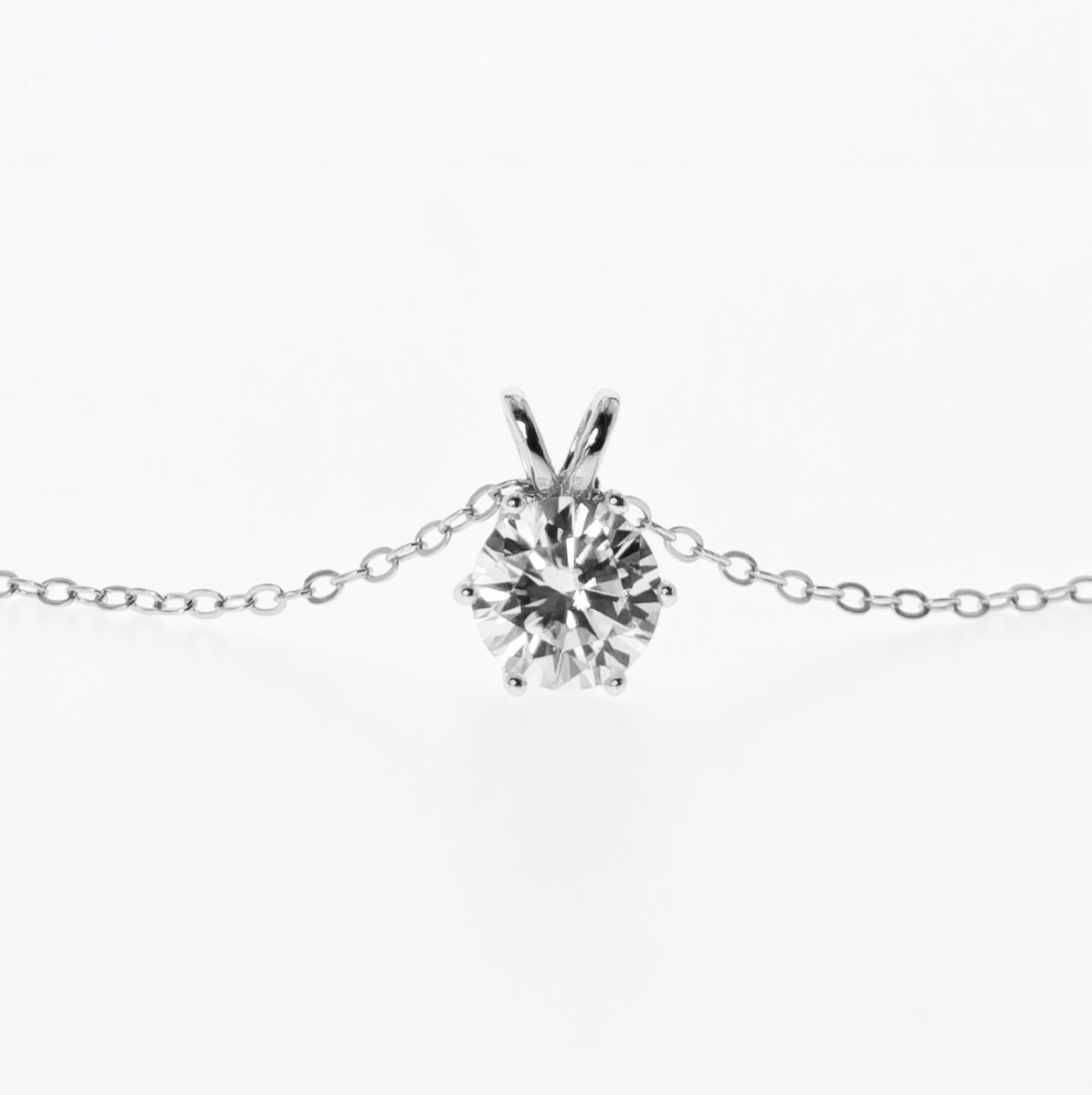 Solitiare Moissanite Pendant