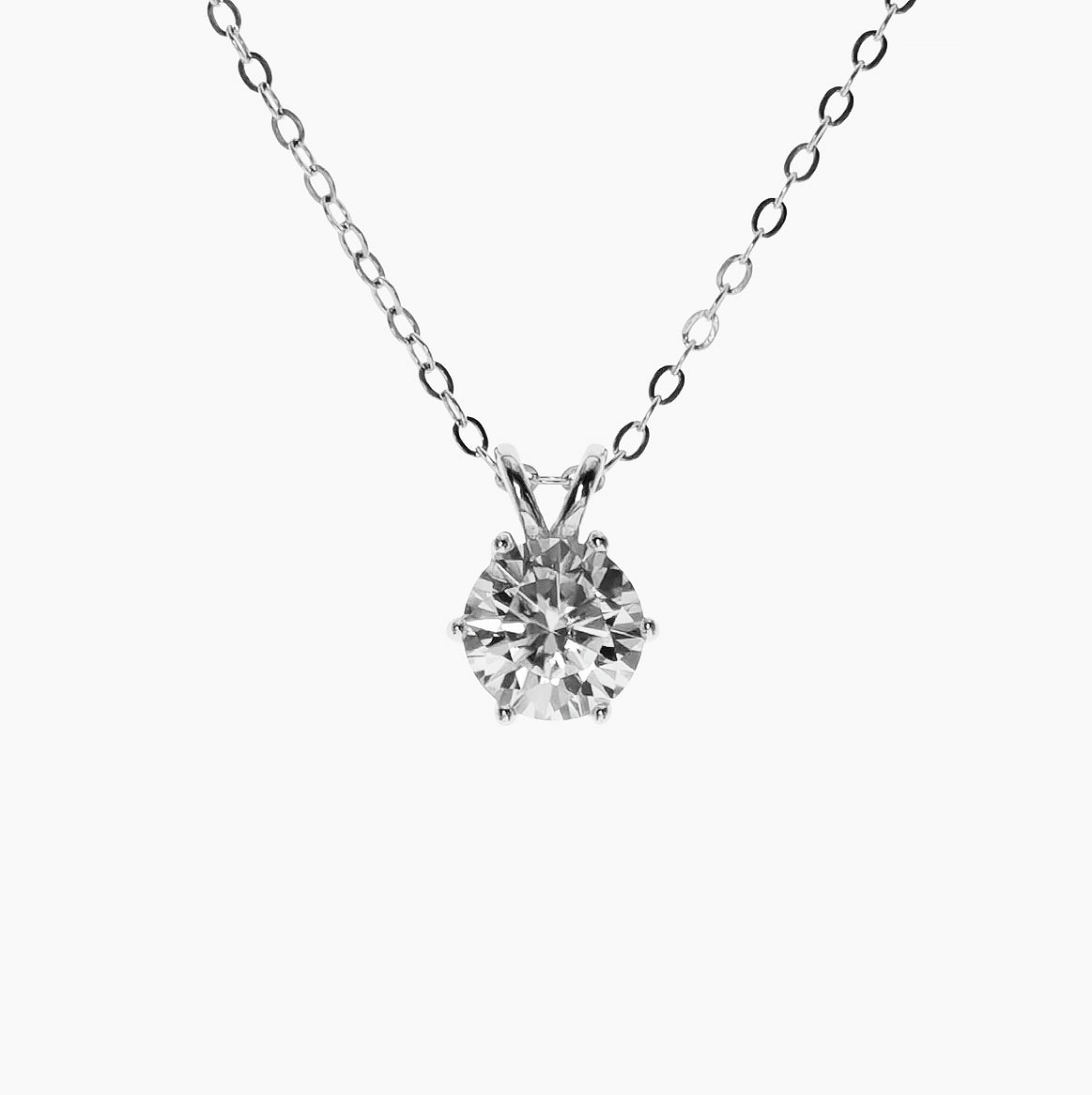 Solitiare Moissanite Pendant