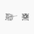 Solitiare Round Moissanite Stud Earrings