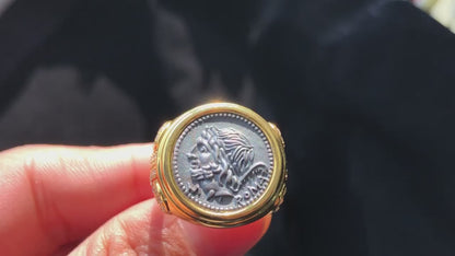 Roman Coin Heracles Ring 6337