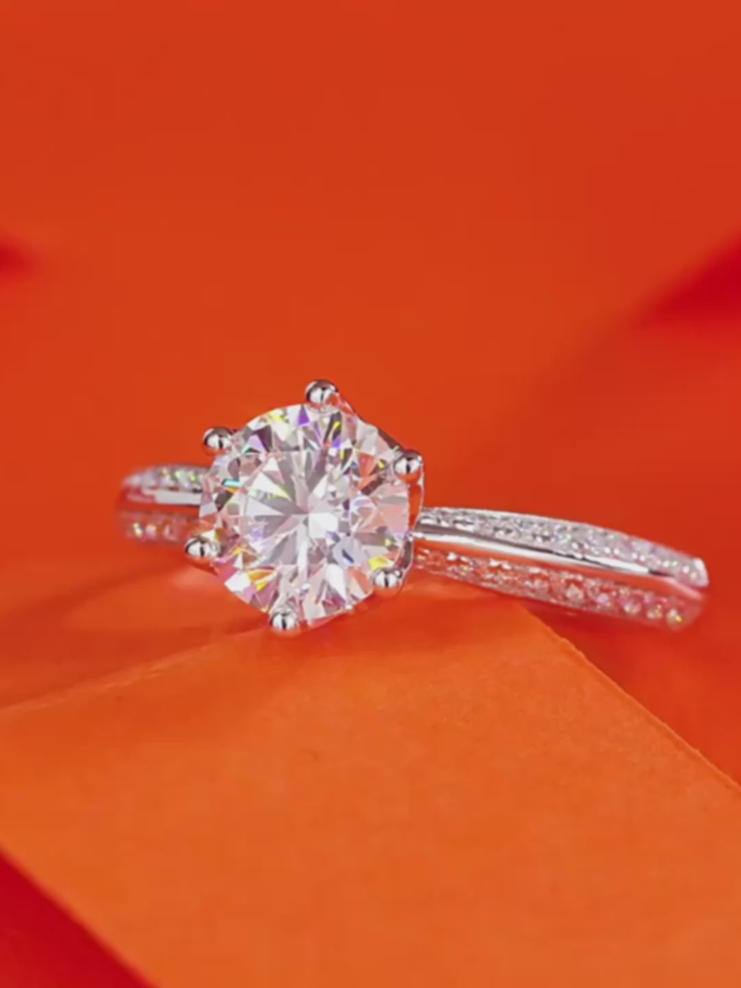 Micro Pave Solitaire Ring