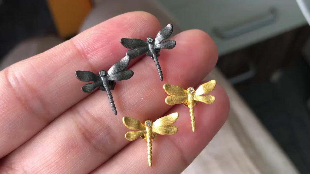 Silky Dragonfly Earrings 6377