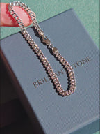 Diamond Cut Chain Bracelet 4mm