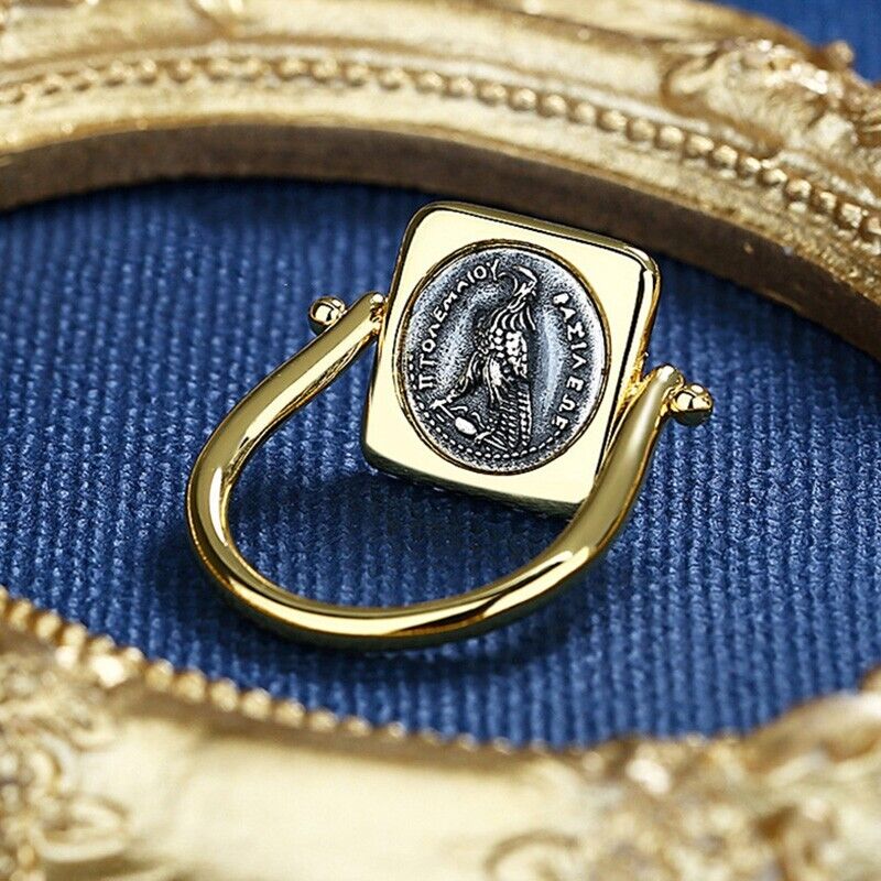 Flipping Ptolemy Coin Ring