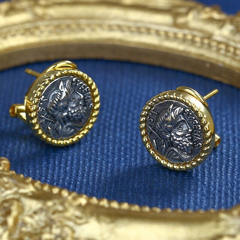 Santu Roman Coin Earrings E1054