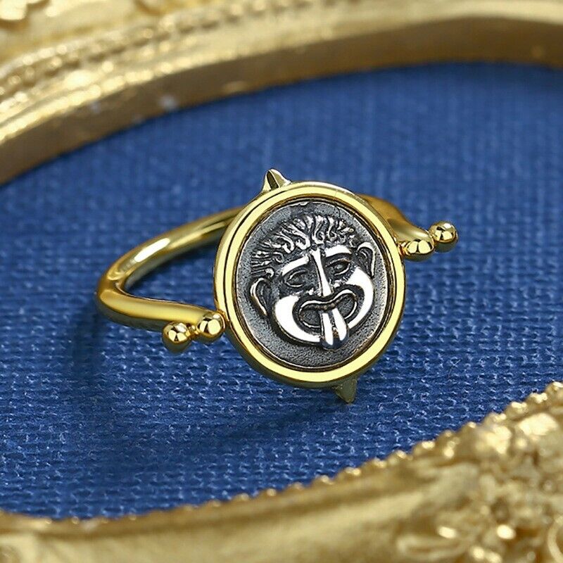 Medusa Rotating Coin Ring