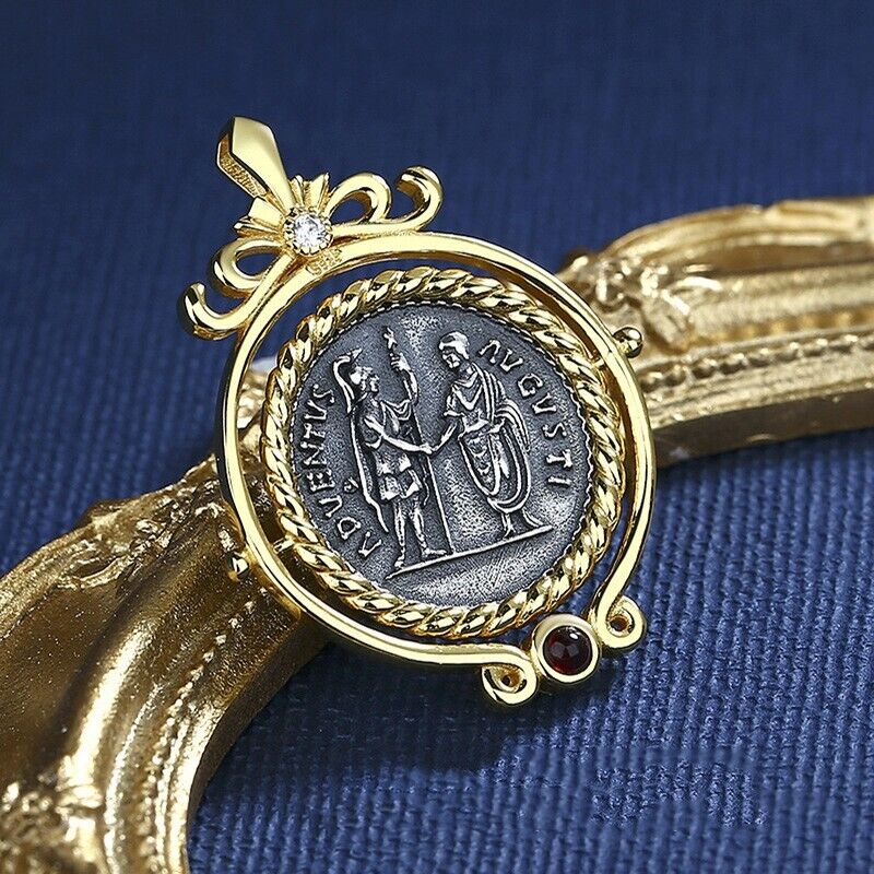 Hadrian Rotating Roman Coin Pendant N1027