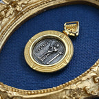 Apollo Roman Coin Halo Pendant N1019