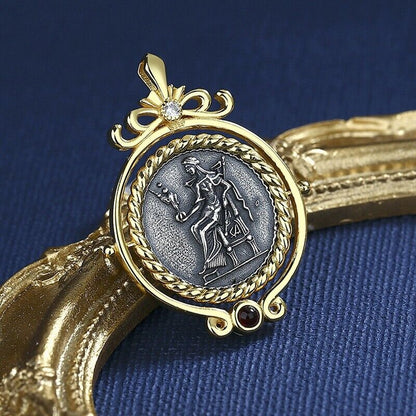 Sabina Flip Roman Coin Pendant N1015