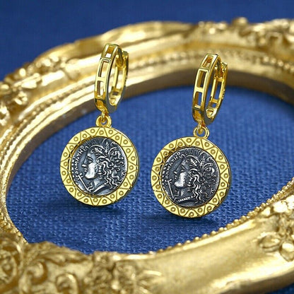 Santu Roman Coin Earrings E1050