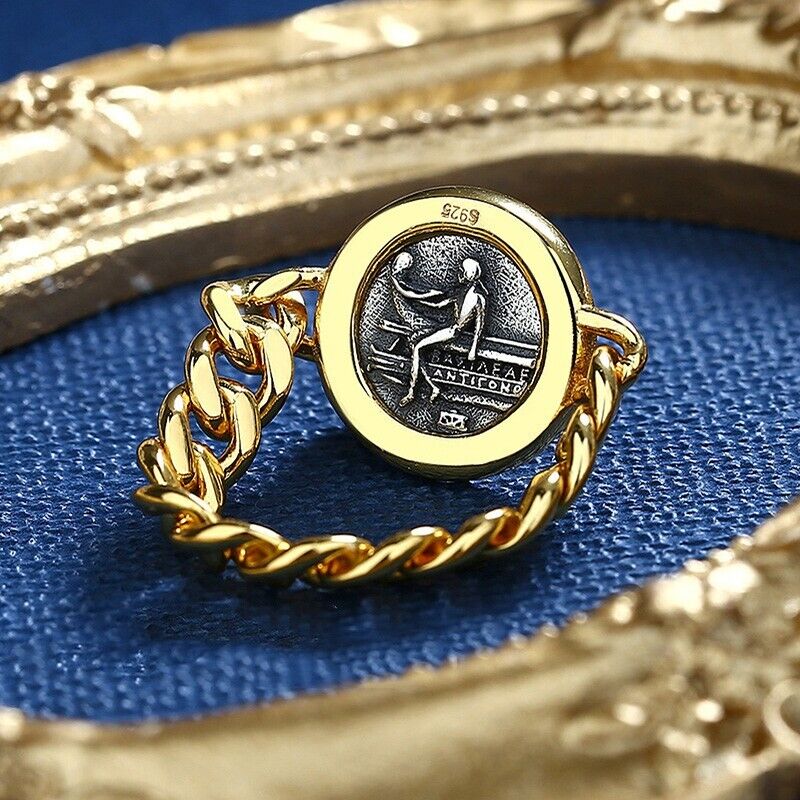 Poseidon Coin Ring