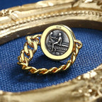 Poseidon Coin Ring