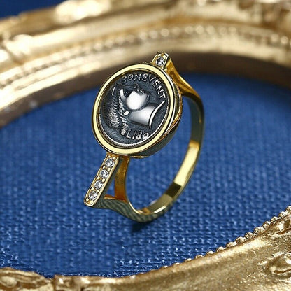 Roman Coin Replica Ring R1031